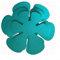 12 protezioni impilabili per padelle, protezioni impilabili per pentole da 2,2/25/30,5 cm, per impilare pentole, bicchieri, teglie, gres, ceramica, padelle (blu lago)