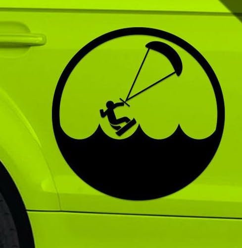 Rakelfix surfen Kitesurfen Wasser Kater Aufkleber Größe/Farbe ANPASSBAR Sticker Autoaufkleber Decal