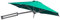 Outdoor Umbrellas Beach Parasol Montar el Patio de la Pared, cm/250 cm Garden Parasol Aluminio Poliéster Green Outdoor Backyard Cafetería Plegable Postez UV Shade Shade Parasol