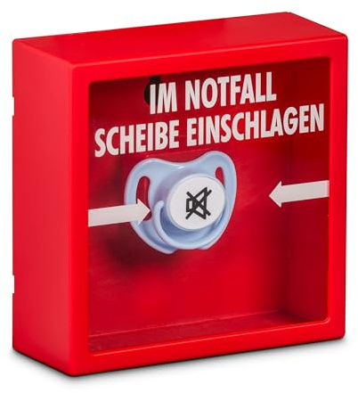 Froster Baby Emergency Frame, Babyparty Geschenk, Werdender Papa Geschenk | Im Notfall Scheibe einschlagen, Notfallschnuller, Werdende Mama Geschenk Lustiges, Eltern