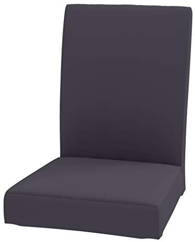 Custom Slipcover Replacement Heavy Duty Baumwolle Henriksdal Stuhl-Abdeckung Ersatz ist nach Maß für IKEA Esszimmerstuhl-Abdeckung oder Slipcover. Graue Farbe Dunkelgrau Cotton