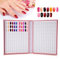 Nailart Display Aufsteller Nagel Präsentation, Professional Salon Nagel Gel Polish Display Chart Buch Nagel Gel Farbfelder Nail Art Showing Board Nagellack Color Card Board 216 Farben