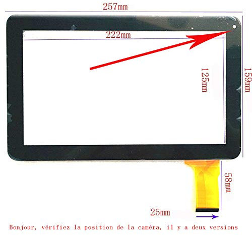 EUTOPING Blanc Couleur Nouveau 10.1 Pouces Écran Tactile numérique Remplacer pour 10.1 Thomson TEO10-8G
