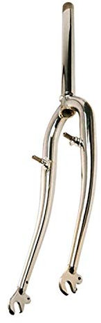 Fourche vtt 26 ahead-set 11/8 acier chromee v-brake a tasseaux