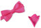 LABEL-CRAVATE Noeud-papillon pré-noué fuchsia pour homme, rose-fushia et pochette costume