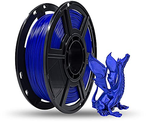 Flashforge PLA 3D Druck Filament 1.75mm 0.5KG/Rolle, Maßgenauigkeit +/- 0.02mm, passend für die meisten FDM Drucker (Blau)