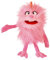 Horror-Shop Pinky Unicorn Bauchredner Handpuppe