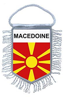 Akachafactory Wimpel mini Flagge Fahne flaggen miniflagge mazedonien