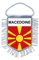 Akachafactory Wimpel mini Flagge Fahne flaggen miniflagge mazedonien
