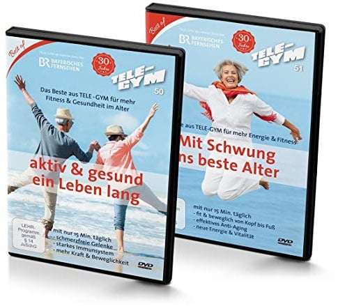 TELE-GYM 50 + 51 aktiv & gesund ein Leben lang + Mit Schwung ins beste Alter [2 DVDs]