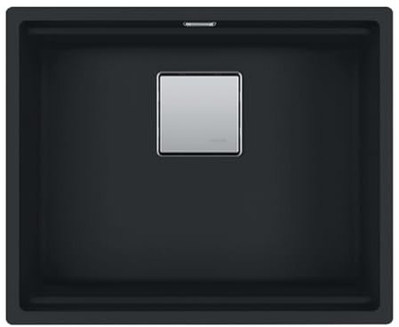 FRANKE Kubus 2 KNG 110-52 Black Matt - 12613 - Fregadero de granito (46,0 x 56,0 x 20,0 cm)