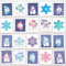 Baker Ross FC281 Schneemann Tattoos – 60er Pack, Temporäre Tattoos für Kinder, Ideal für Partytüten oder kleine Geschenke für Kinder