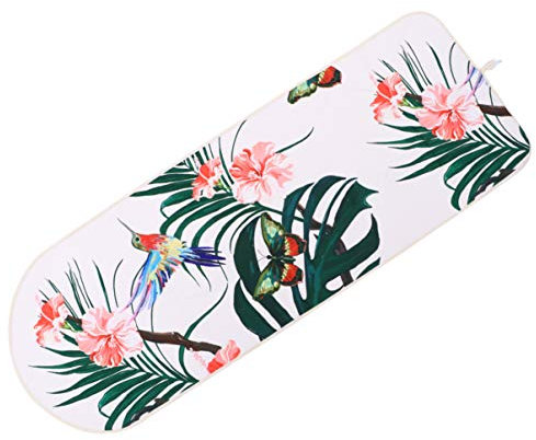 Homoyoyo Heat Insulation Cover for Ironing Board Large Size Bird Pattern Design Digital Printing Replacement Pad Board Cover
