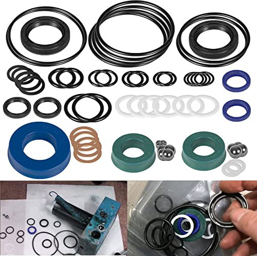 YMT 328.12031 Full Set 59 Pcs Seal Replacement Kit Suitable for Sears(Craftsman) 2-Ton Floor Jack Hydraulic Repair