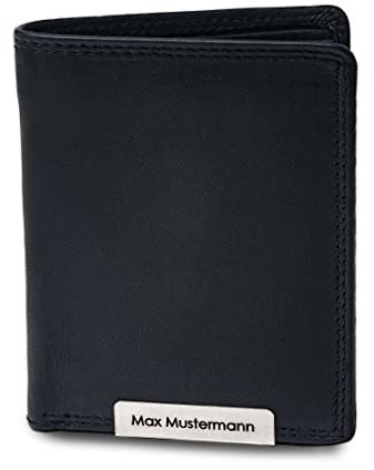Juwelier Schönberg kleine Rindleder Geldbörse Brieftasche mit kostenloser Gravur B-01-AA