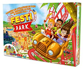 Dujardin - Festipark – Gesellschaftsspiel – Lebe einen außergewöhnlichen Tag in einem Vergnügungspark – zum Spielen mit Freunden – Brettspiel – ab 7 Jahren 41331