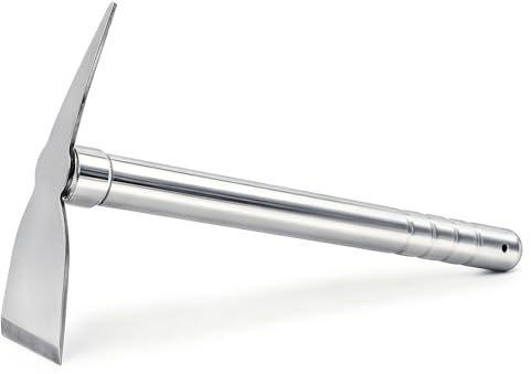 Pioche de détection de métaux en Acier Inoxydable, 38,1 cm, Accessoire de détecteur de métaux, pour Extraction d'or