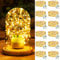 btfarm 12 Pack 3 Modes LED Fairy Lights Battery Operated, 2M 20LED Mini String Lights Battery Powered IP65 Waterproof Silver Wire Small Fairy Lights Indoor Outdoor for Jars, Christmas, Party, Bedroom