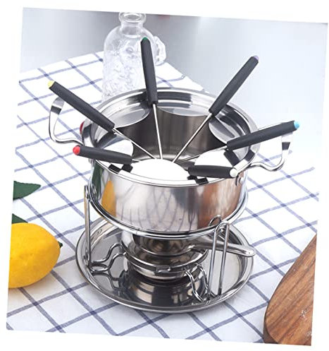 Tofficu Set Chess Cooker Pot Chocolate Dipping Pot Candle Melting Warmer Candy Fondue Pot Dessert Making Pot Cheese Fondue Pot Chocolate Melting Pot Candle Fondue Maker Mini Copper Hot Pot