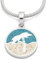 DUR Schmuck: Anhänger Palme mit Strandsand und blauem Steinsand, P4332