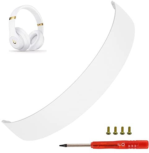 Lnvecnc by Dre Studio 3 Wireless Headband as Same as The OEM Replacement Arch Band Studio3 Accessories Parts Compatible with Beats by Dr Dre Studio 3/A1914 Studio 2 Wired/Wireless Headphones (White)