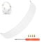 Lnvecnc by Dre Studio 3 Wireless Headband as Same as The OEM Replacement Arch Band Studio3 Accessories Parts Compatible with Beats by Dr Dre Studio 3/A1914 Studio 2 Wired/Wireless Headphones (White)