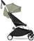 BABYZEN YOYO2 Kinderwagen (Kinderwagengestell White und 6+ Textile Set Olive) - Inklusive Gurt, Rückenlehne, Verdeckbügel, Schultergurt, Aufbewahrungstasche, Sitzpolster und farbgleichem Verdeck