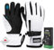 HIKENTURE Winterhandschuhe Herren Damen, 3M Thinsulate Skihandschuhe, Wasserdichte Handschuhe Winter Warm, Winddichte Touchscreen Snowboardhandschuhe für Skifahren, Radfahren, Motorrad, Laufen White-M