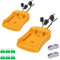 Power Wheel Adapter for Dewalt 20V/60V Battery with Fuse & Switch, Dewalt Battery Adapter with 3Pcs 30A Fuse, 14AWG Wire, DIY Use for RC Toys, Robotics and Truck (2 pack)
