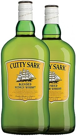 Whisky Blended Cutty Sark Botella Especial 1,75 L (Caja de 2 Botella Especial de 1,75 L)