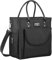 Parti Fish Lunch Bag Cool Bag Meal Prep Bag for Women, 12L Medium 4-Layers Freezer-Hot-keeping Thermal Soft Lunch Cooler Box Kit Tote Shoulder Bags Wide Open Leakproof Office Gym Golf Travel, Black