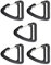 Baoblaze 3Pcs Verstellbare Schnallen Gurtband, Plastikschnalle für Gurtband, Schnalle für Gurtband, Stegschnalle Klemmschnalle für Rucksack Koffer Gepäck Gurt Rucksack Reparatur, Triangle 5pcs