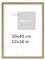 Pix FRAMES Bilderrahmen 30x40 cm - Holzrahmen für Foto - Rahmen mit Scheiben aus acrylglas - Rahmen zum Aufhängen - Modern Photo Frame - Eiche