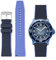 Stanchev Armband für Blancpain Swatch, 22 mm, weiches Gummi, wasserdicht, Ersatzband für Blancpain x Swatch Fifty Fathoms für Herren und Damen, mit Werkzeugset zum Anbringen und Entfernen, 22 mm
