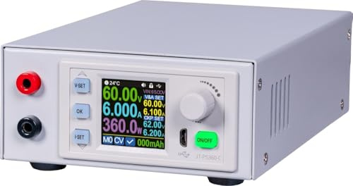 Joy-it Labornetzteil Regelbar 0-60V 0-6A 360W Ende Programmierbar JT-PS3060-C Labornetzteil Anzahl Ausgänge 2