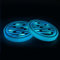 Auto LED Untersetze, LED Autotassenhalter Becherhalter Lichter, Leuchtende Getränkeuntersetzer aus Acryl fürs Auto mit USB Aufladung für Alle Modelle