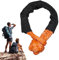 Grillete Sintético,Grillete - Cuerda sintética de recuperación de Carreteras de Alta Resistencia - Grillete de Alta Resistencia para Remolque Todoterreno, grillete para reempla