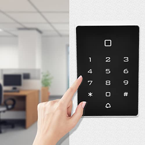 MOUMOUTEN Zugangskontroll-Tastaturen, ID-Karten-Zugang, Zugangskontrollmaschine mit Touch-Passwort-Tastatur, 2000 Benutzerkapazität, ID-Karten-Passwortoptionen