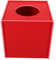 PRETYZOOM Kasten -Box -Glücksboxen Tombolaboxen mit Schlitz Tombola-Boxen Ticketaufbewahrung sammelbox spielzeugbox Ticketinhaber Multifunktions-Lotteriehalter PVC rot