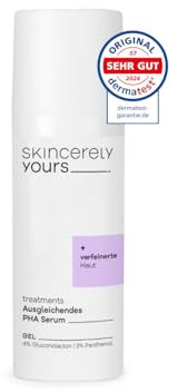 Skincerely Yours Ausgleichendes PHA Serum I extra mildes Peeling für eine strahlende, verfeinerte Haut I auch für empfindliche Haut geeignet I vegan I ohne Alkohol I dermatologisch getestet
