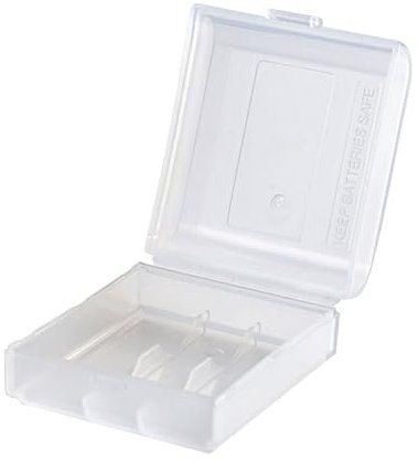 Lerpwige Durabilité CR123 16340 Boîtier de batterie résistant aux chocs Boîte de rangement pour batterie 16340/CR123 pour les voyages Utilisation en plein air