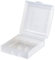 Lerpwige Durabilité CR123 16340 Boîtier de batterie résistant aux chocs Boîte de rangement pour batterie 16340/CR123 pour les voyages Utilisation en plein air