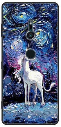 JEZSTHAI Schutzhülle Kompatibel mit Handy Sony Xperia XZ2 Hülle Silikon Muster Design Handyhülle,Ultra Dünn Weiche Fallschutz Stoßfeste Anti-Kratzt Rückseite Bumper Case,B09