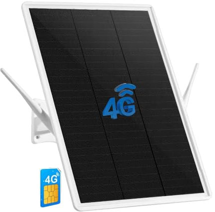 4G LTE Router Solar Batterie Aussen mit SIM Karten,Kabellos 4G Mobiler WLAN Router Hotspot,WLAN 2.4GHz bis zu 150 Mbit/s,2 Externe Antennen,26000mAh Akku,Gilt für europäische Betreiber (33 * 23cm)