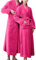 Satin Nachthemd Damen Flanell-Bademantel mit Zwei Taschen für Damen, weicher und Warmer, doppelseitiger Samt-Bademantel, Schlafanzug und Bademantel Mikrofaser Bademantel Damen Dünn Bademantel (F, XL)