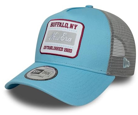 New Era Trucker Cap A-Frame – Sommer Mesh Cap mit Logo-Patch vorne – Stylische Snapback Cap für Herren & Damen – Verstellbar