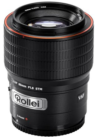Rollei AF 85 mm F/1.8 Obiettivo Full Frame per Nikon Z con Autofocus STM | Rivestimento HFT-X | Corpo in Metallo 477g Compatibile con Fotocamere APS-C Z50/Z30/Zfc e Pieno Formato Z9/Z8/Z7/Z6/Z5 Series