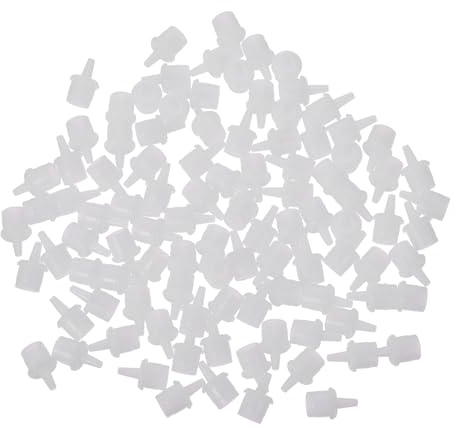 NOLITOY 100pcs Eyelash Glue Replacement Caps Nozzle Tips for Beauty Salon Lash Bottles Anti-Clogging Adhesive Bottle Mouth Seals Suitable for Individual Lash Extensions and Daily Use