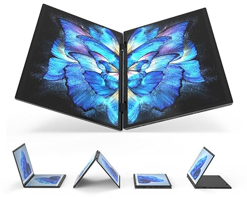 14″ + 14″ Dual-Screen Touch Laptop 360° Convertible Design 2.2K Display 32GB RAM 1TB SSD Includes Bluetooth Keyboard Mouse