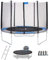 Kangui - Trampoline Rond Ø300cm avec Filet, échelle, bâche et kit d'ancrage - RALLI 300